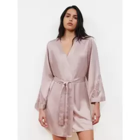 Satin Kimono, English Rose