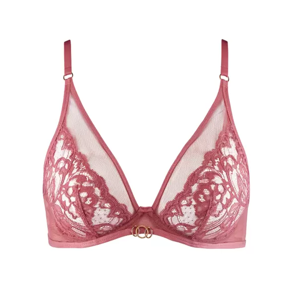 Aubade - Feeling Myself Triangle Bra, Rosewood