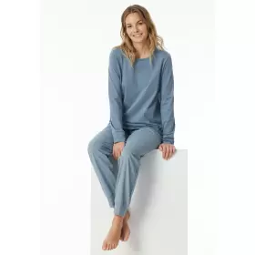 Pyjamas Lang Ærme, Blue Grey