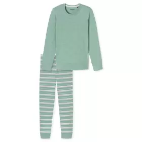 Pyjamas Lang Ærme, Green Melange