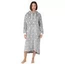 DKNY - Signature Hooded lounger, Frosted Grey logo