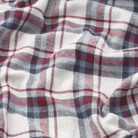 Cotton Flannel Pyjamas, Ruby Red