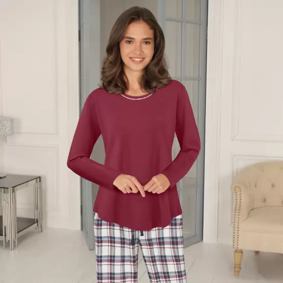 Wiki - Cotton Flannel Pyjamas, Ruby Red