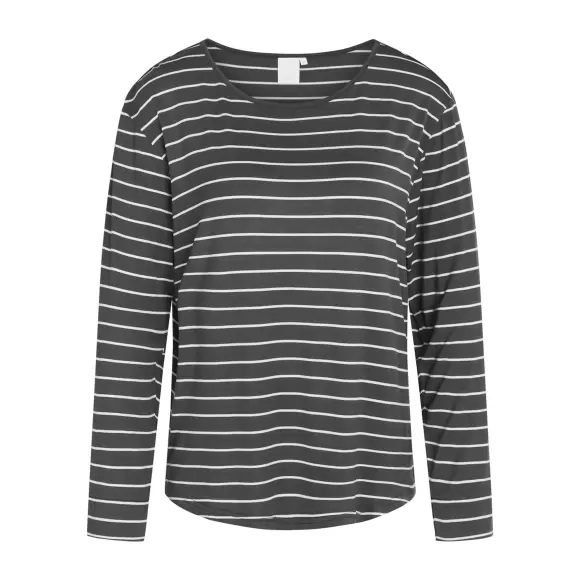 CCDK Copenhagen - Nisha Natbluse Lang Ærme, Pavement Stripe