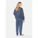 CCDK Copenhagen - Svea Natbluse Lang Ærme, Ombre Blue