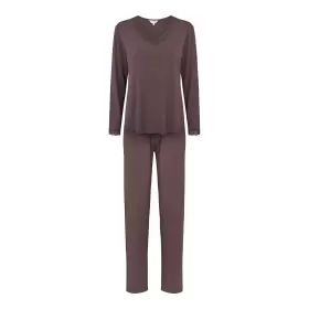 Bamboo Pyjamas Lang Ærme, Coffee Bean