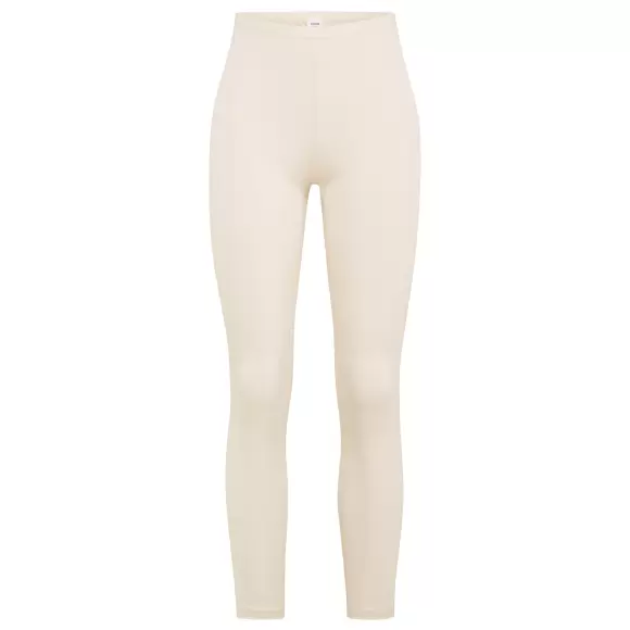 Calida - True Confidence Uld/Silke Leggings, Råhvid