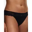 Femilet - Floral Touch Tanga, Black