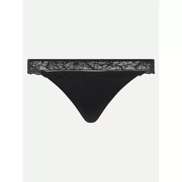 Femilet - Floral Touch Tanga, Black