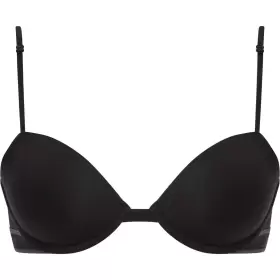 Lightly Lined Demi Bra, Black