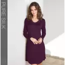 Wiki - Silk Jersey Natkjole, Italian Plum