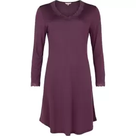 Silk Jersey Natkjole, Italian Plum