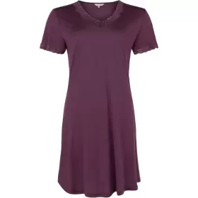 Silk Jersey Natkjole, Italian Plum