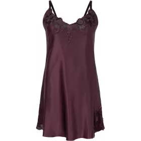 Pure Silk Slip De Luxe, Italian Plum