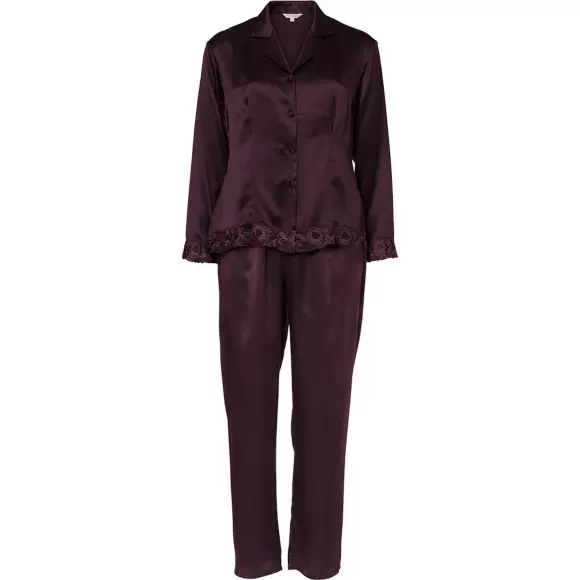 Wiki - Pure Silk Pyjamas, Italian Plum