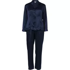 Pure Silk Pyjamas, Indigo