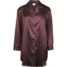 Satin Nightshirt, Italian Plum