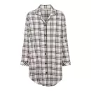 Wiki - Cotton Flannel Natskjorte, Deer/Rose Checks