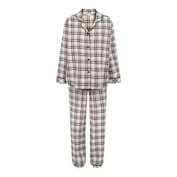 Wiki - Cotton Flannel Pyjamas, Deer/Rose Checks