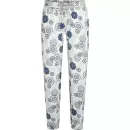 Wiki - Bambus Pyjamas Kort Ærme, Blue Grey Floral