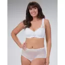 TROFÉ - Irene Padded Bra, White