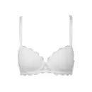 TROFÉ - Julia Lace Padded Bra, Off-White