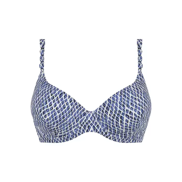 Femilet - Tidra Bikinitop , Blue Reptile