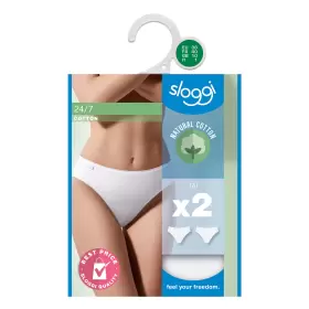 Sloggi 24/7 Bomuld Tai 2-Pak, White