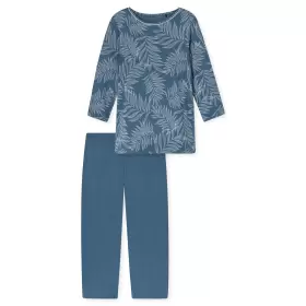 Pyjamas 3/4 Ærme, Atlantic Blue