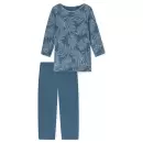 Schiesser - Pyjamas 3/4 Ærme, Atlantic Blue