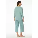 Schiesser - Pyjamas 3/4 Ærme, Jade Green