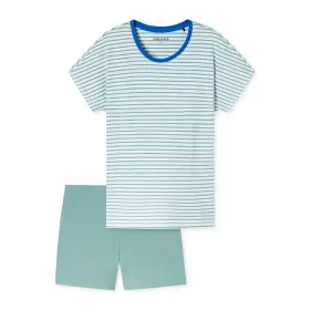 Pyjamas Kort Ærme/Shorts, Jade Green